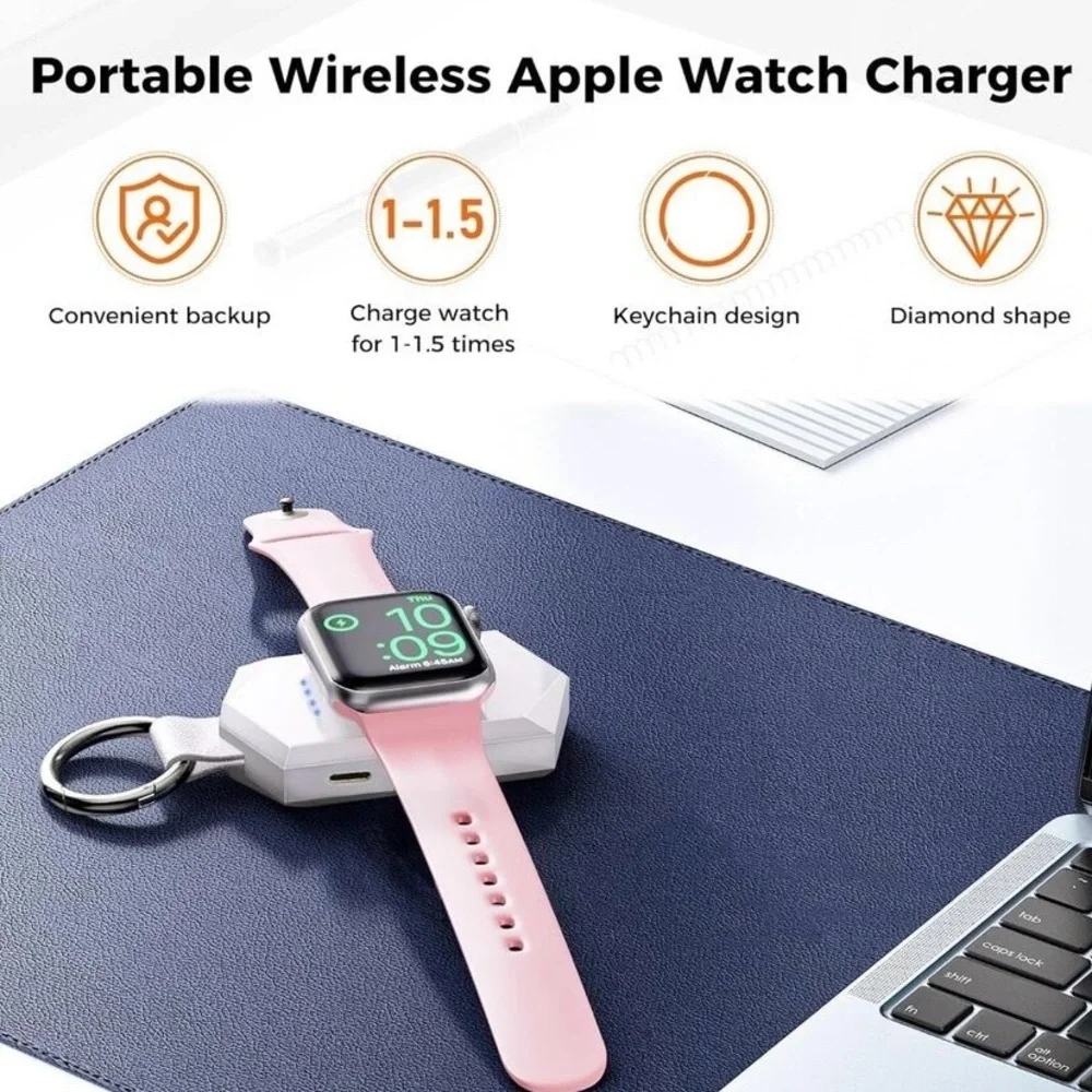 Portable Apple Watch Charger Keychain